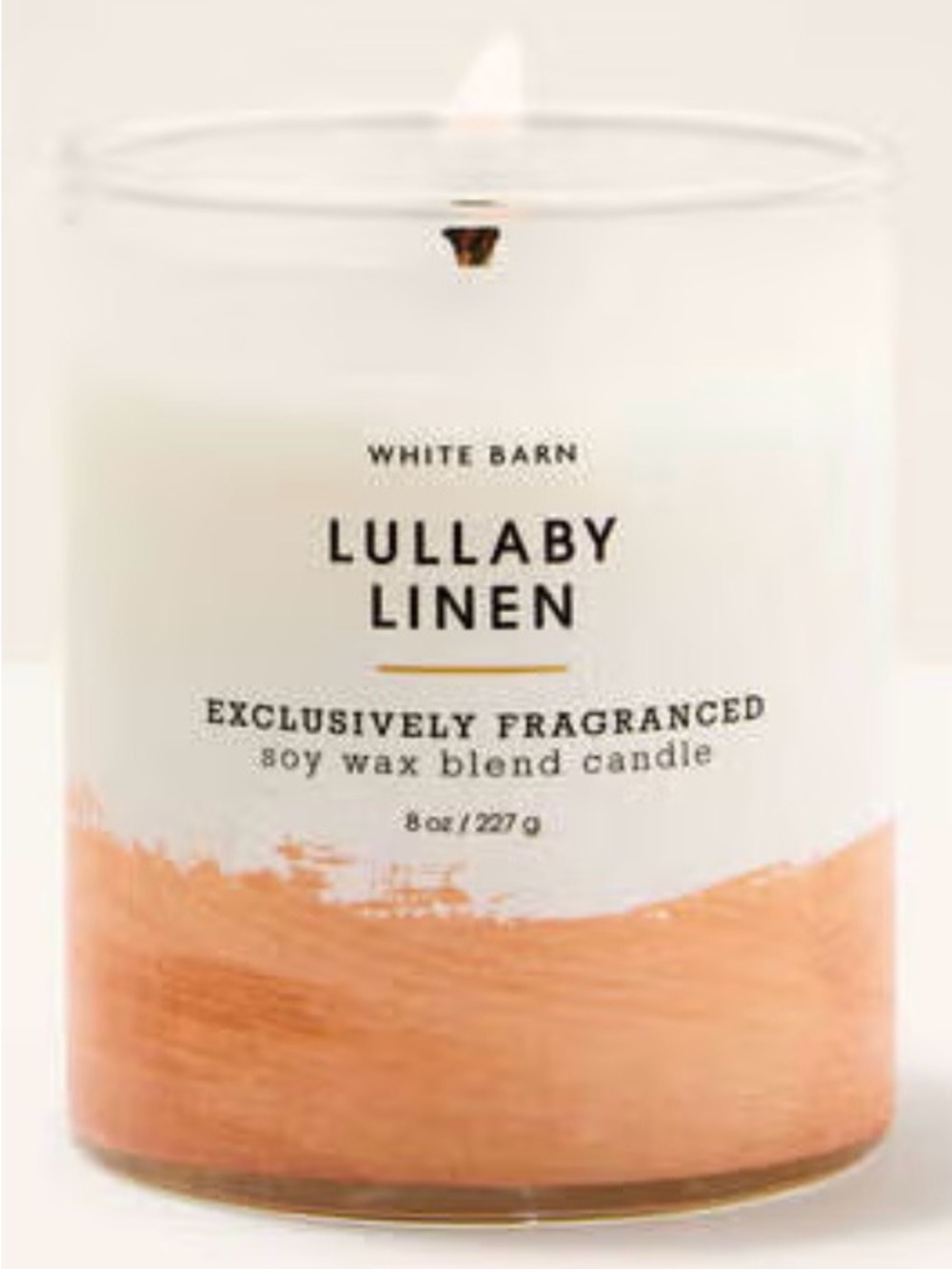 White Barn Lullaby Linen Scented Candle Bath and Body Works 1 Wick NEW